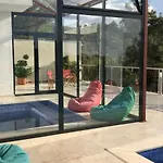 İslamlar 1 Bedroom Secluded With Private Pool Hot Tub קלקן