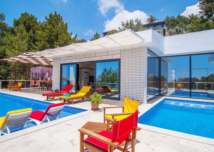 Вилла İslamlar 1 Bedroom Secluded With Private Pool Hot Tub *