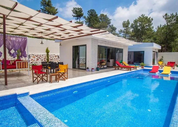 Villa İslamlar 1 Bedroom Secluded With Private Pool Hot Tub