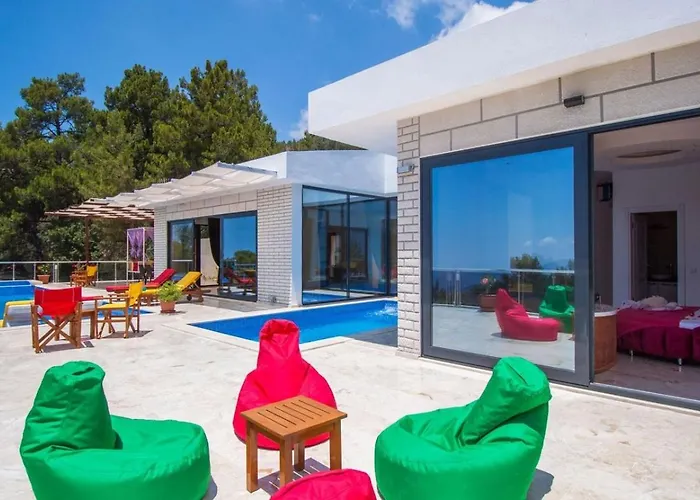 İslamlar 1 Bedroom Secluded With Private Pool Hot Tub * Kalkan
